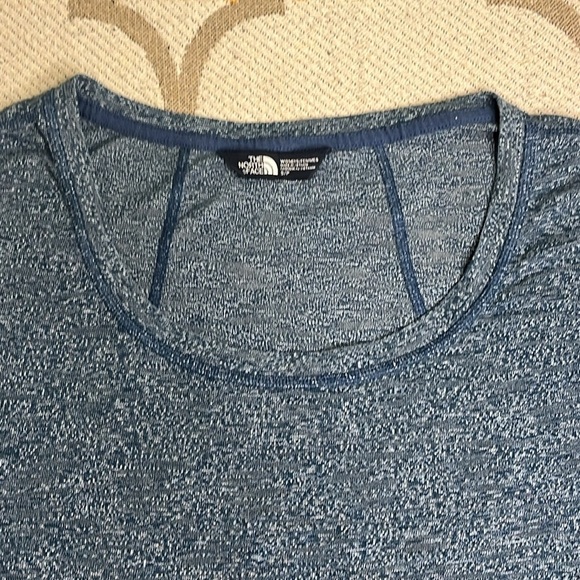 The North Face Womens Blue Modoc Scoop Neck base layer long sleeve shirt - Picture 9 of 12